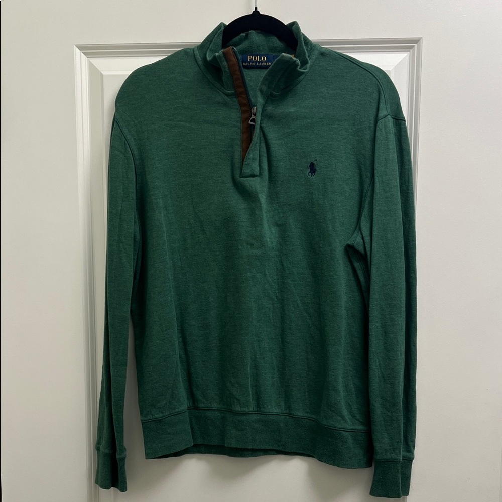 Polo by Ralph Lauren Green Zip Up Sweater